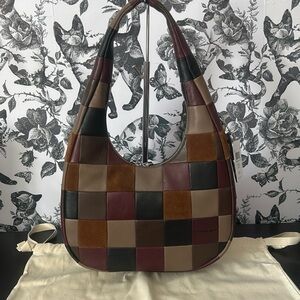 Coachtopia Patchwork Leather Shoulder Bag